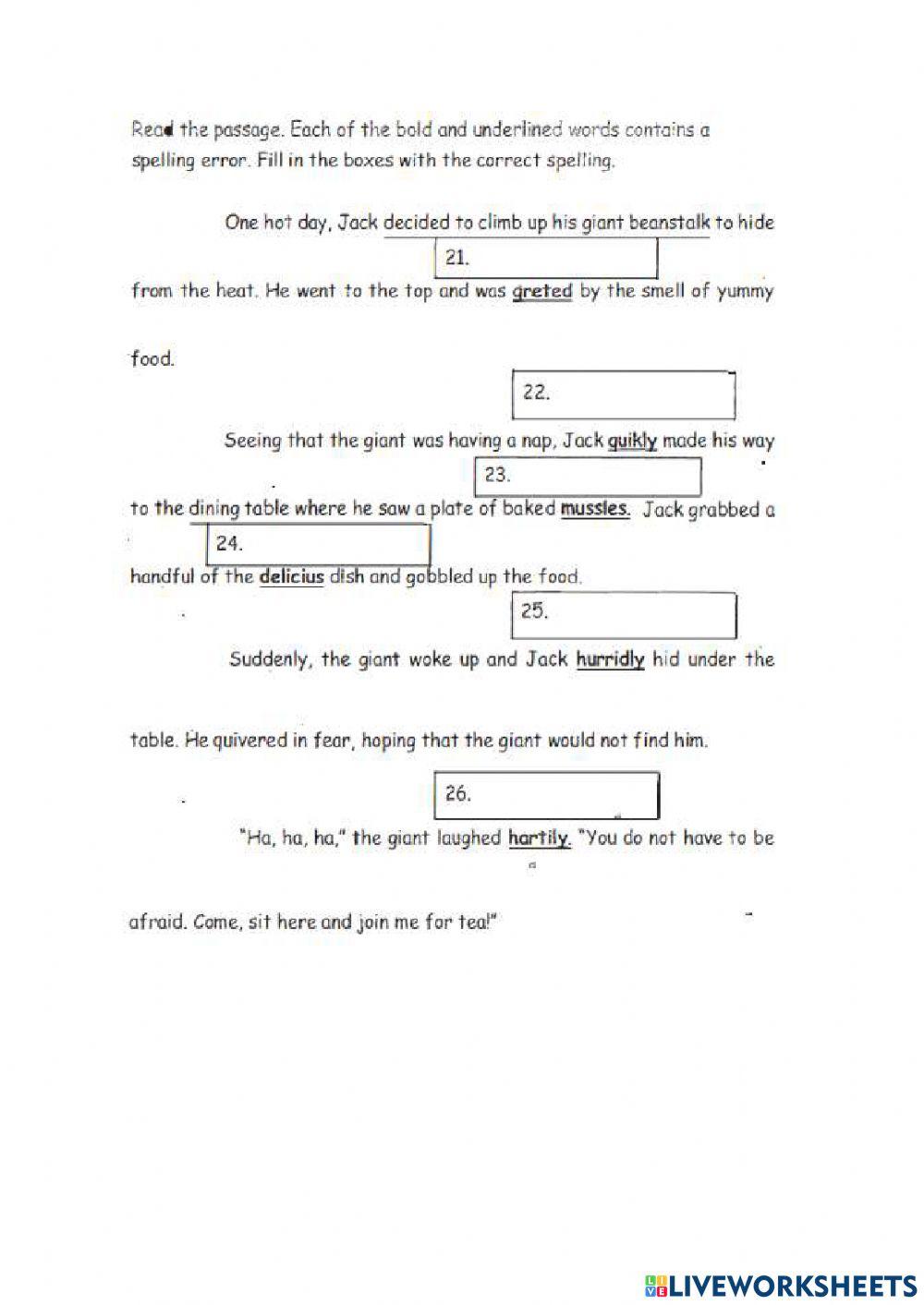 English Assessment 1