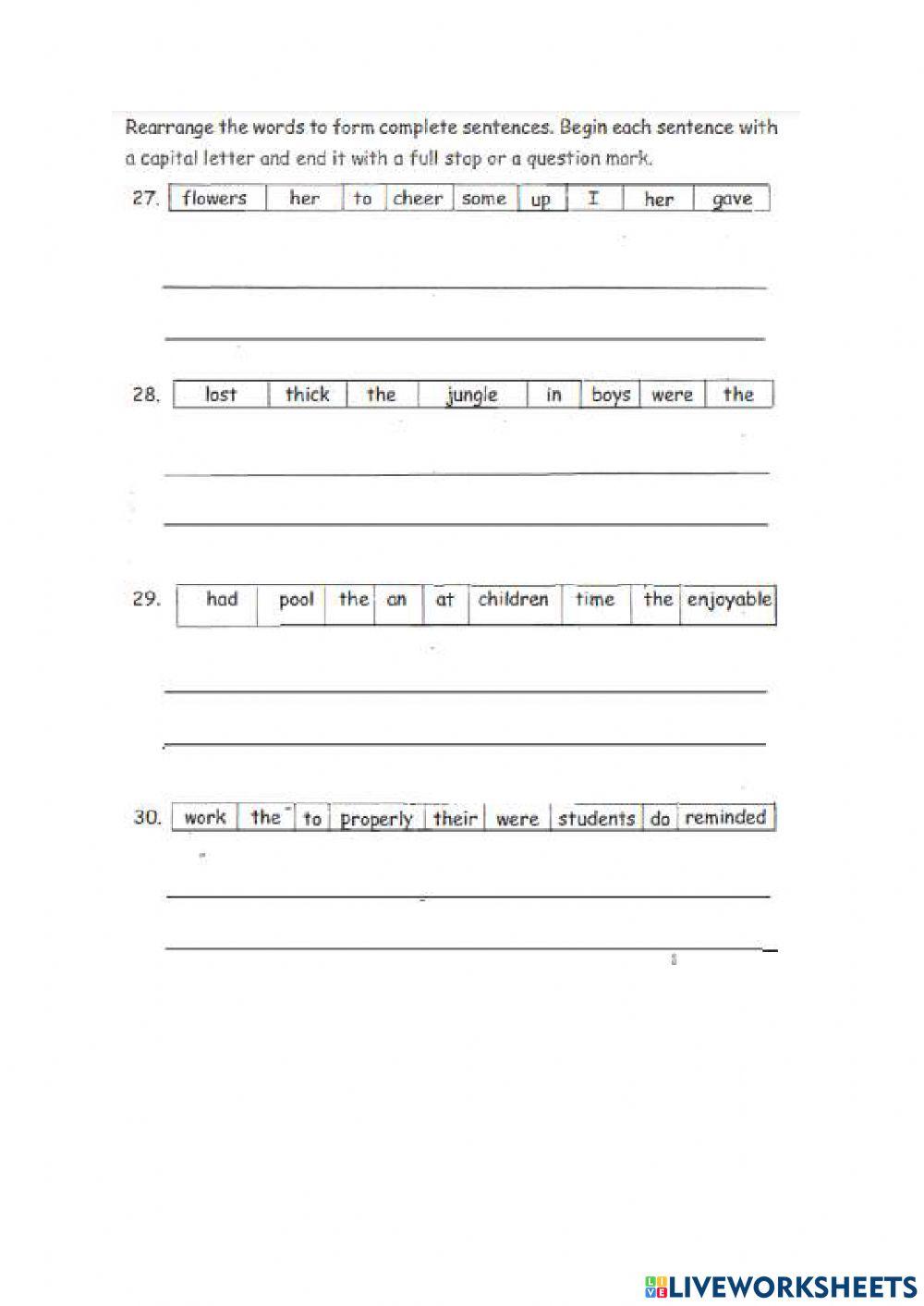 English Assessment 1