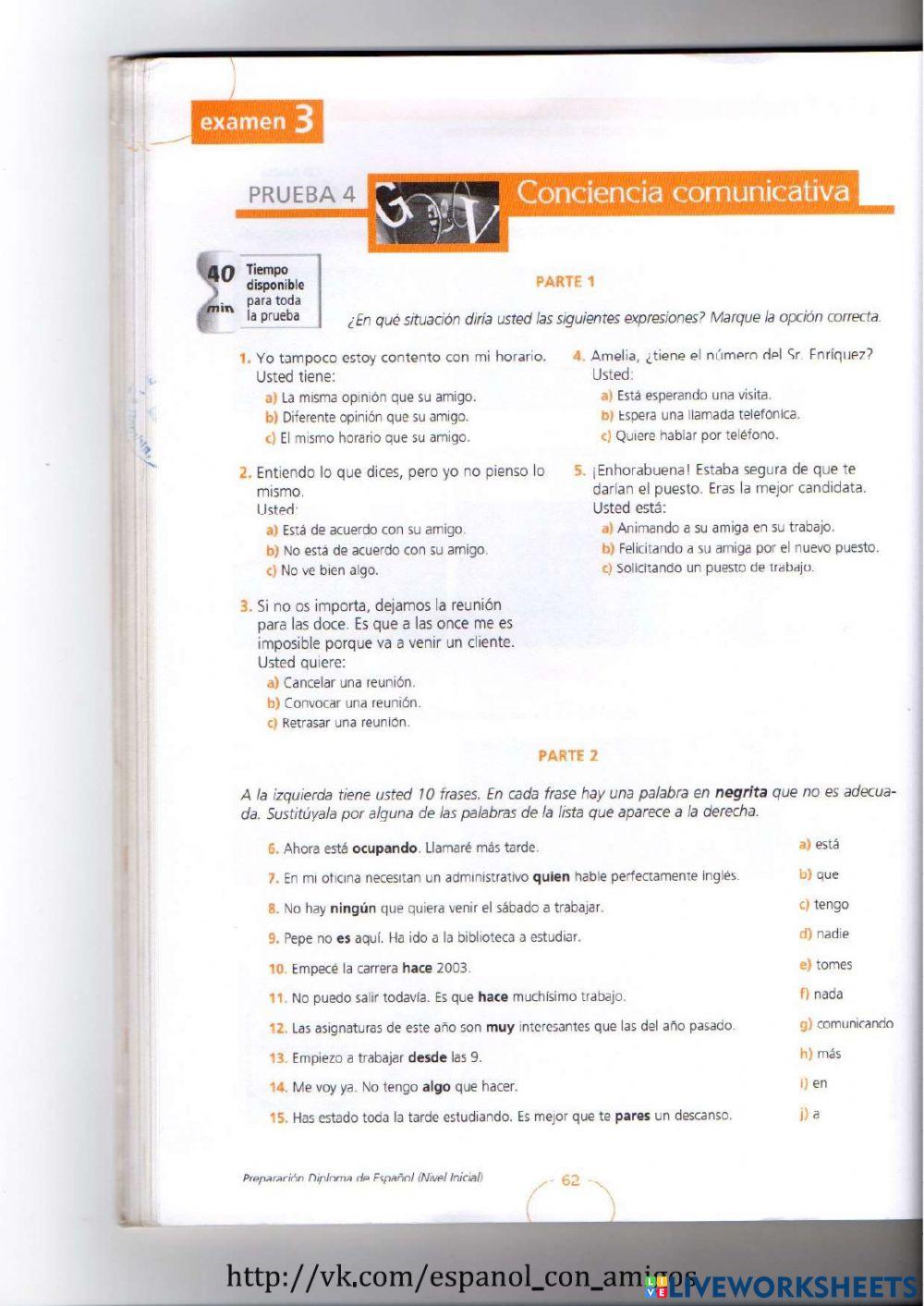 Tercera y cuarta oct N2