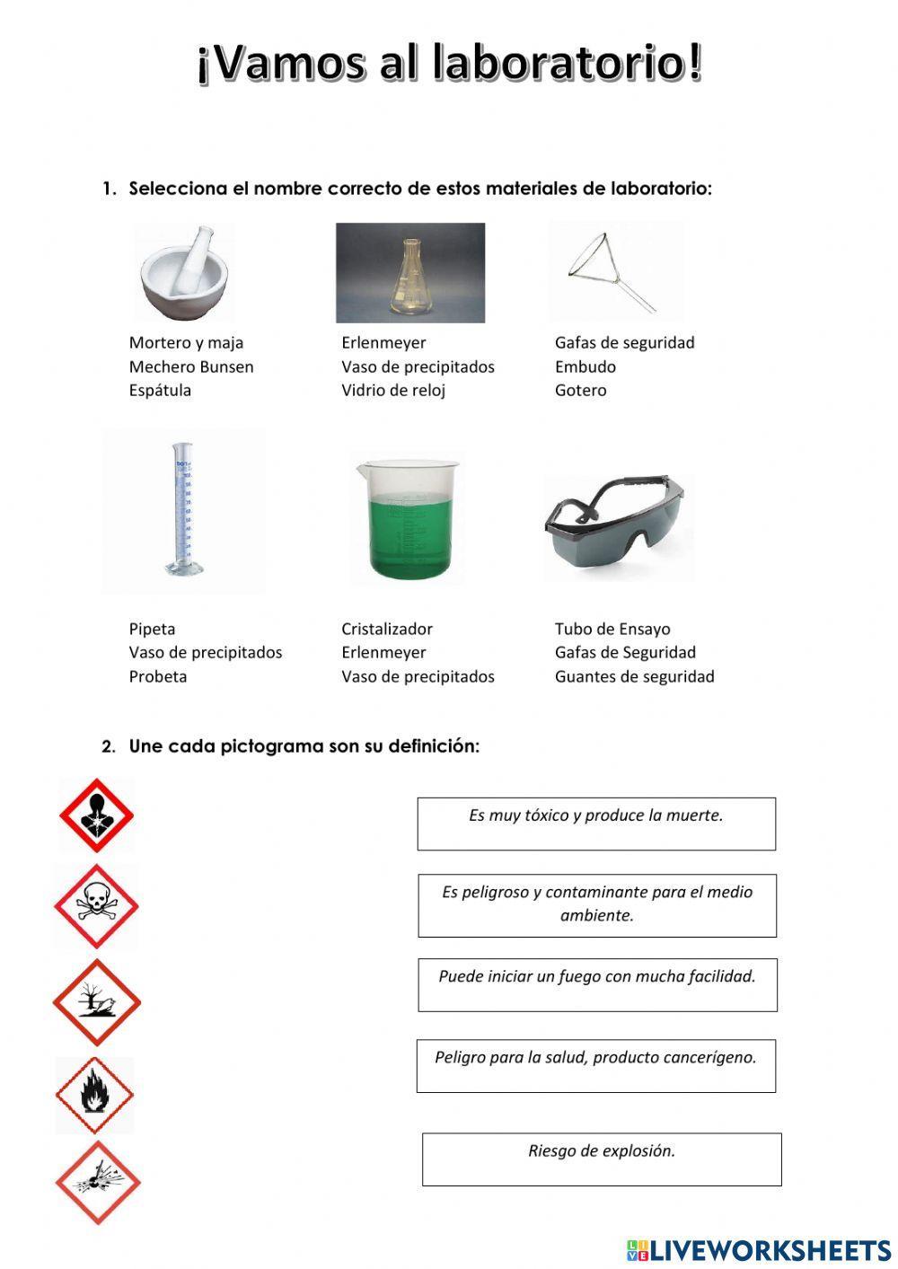 Material de laboratorio y normas