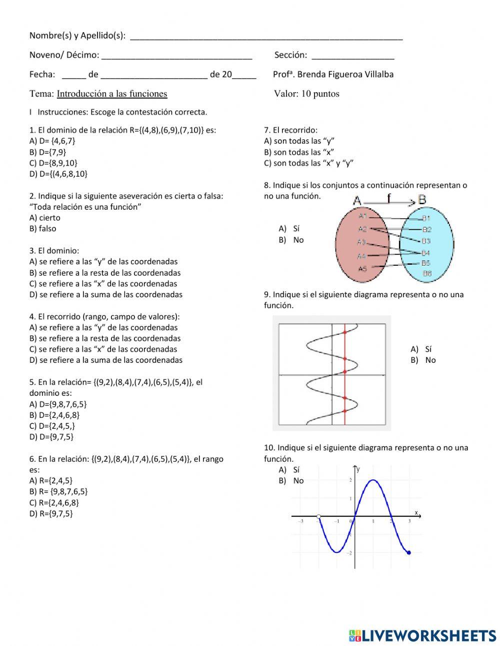 Introducción a las Funciones