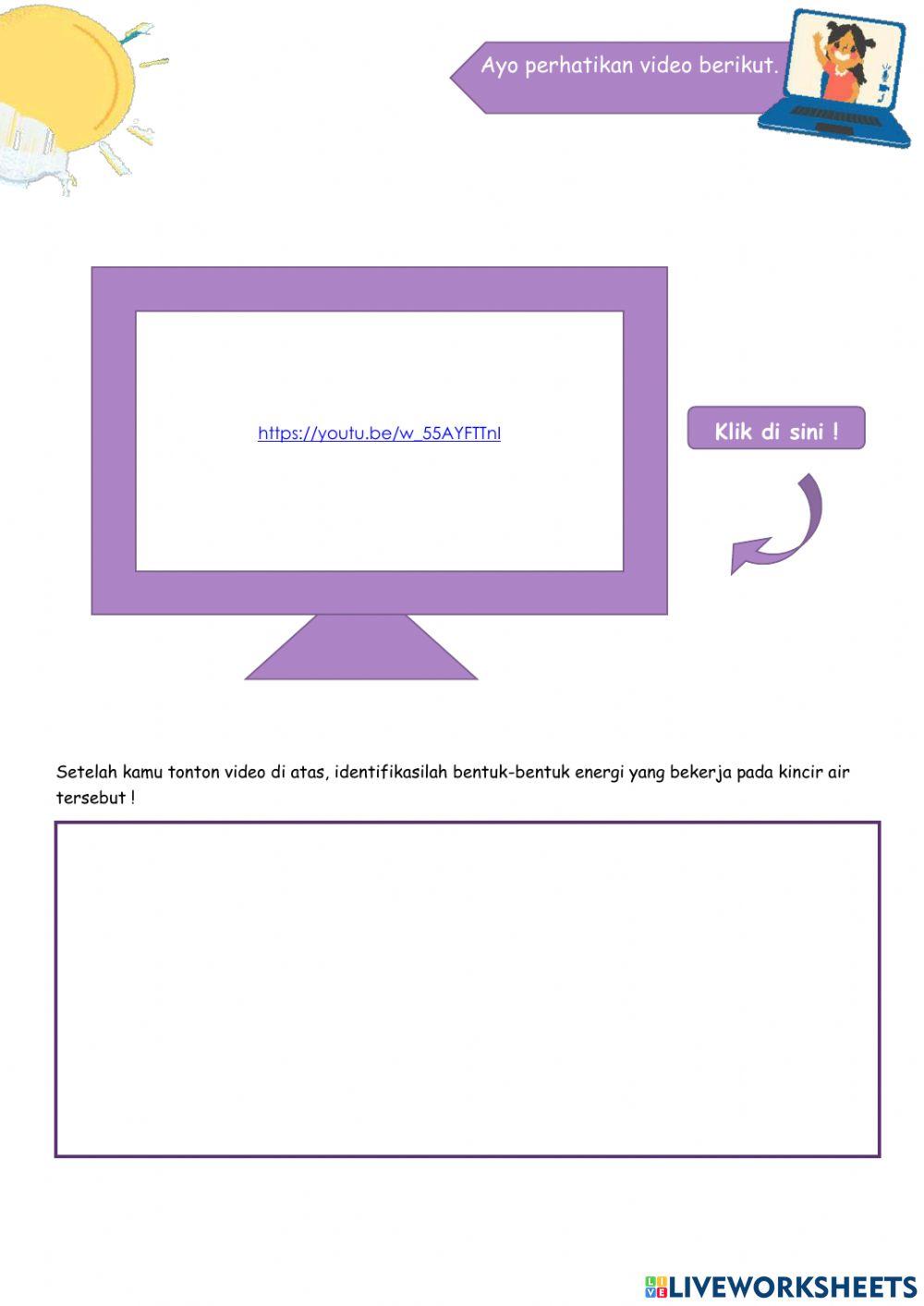 Bentuk-bentuk Energi dan perubahannya