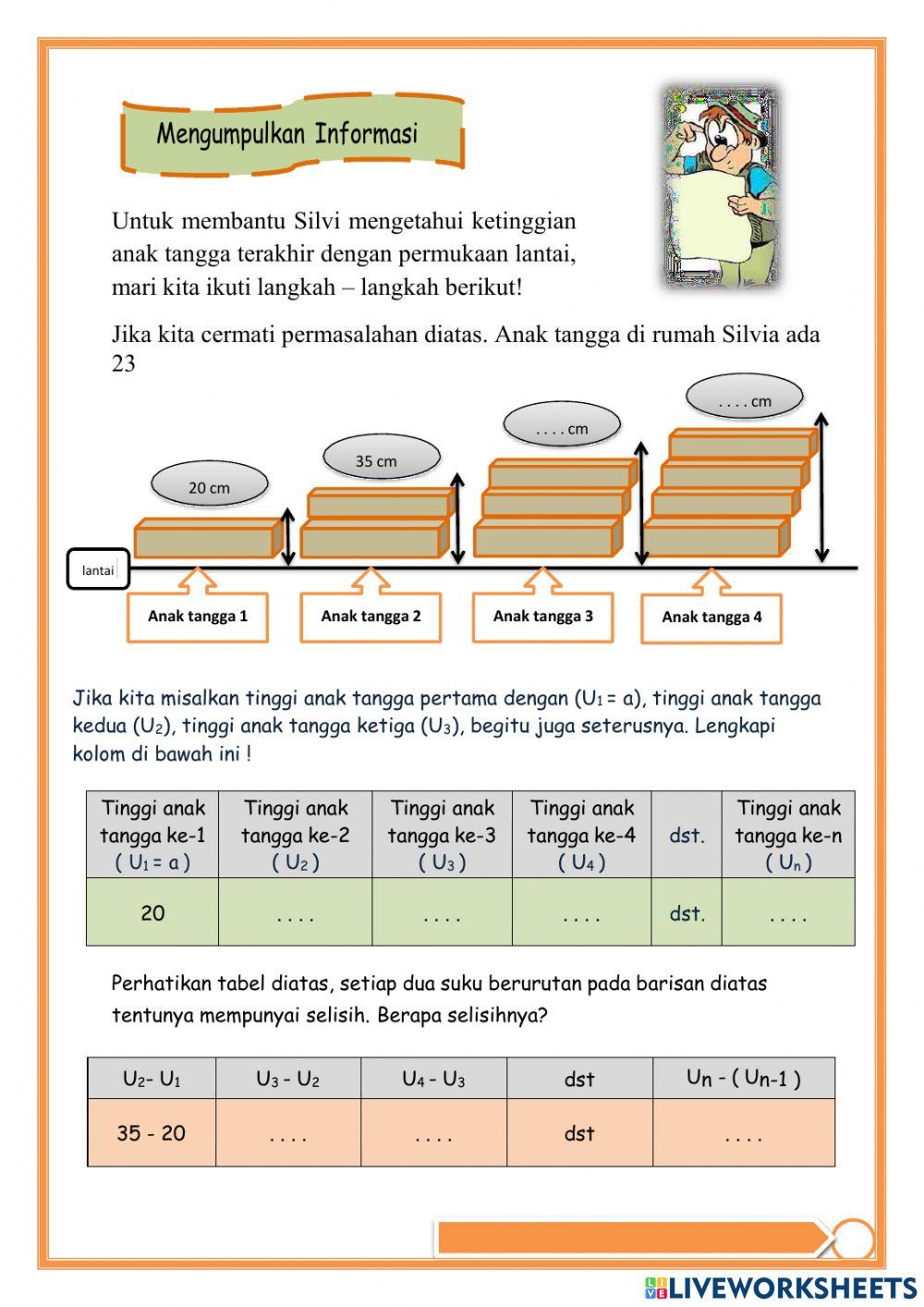 Lkpd barisan aritmatika 1
