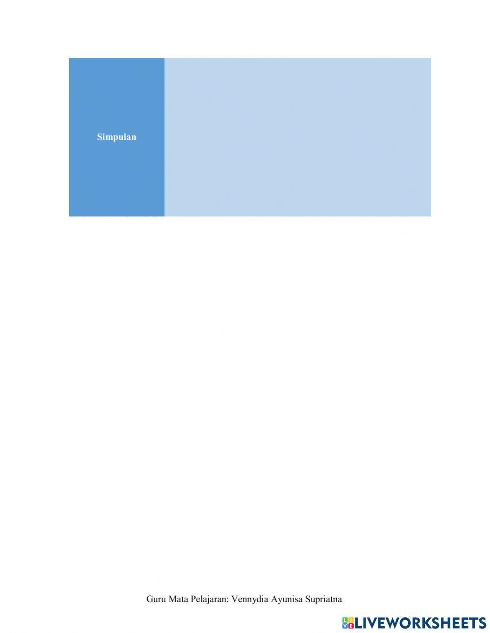 LKPD Menulis Teks Eksposisi