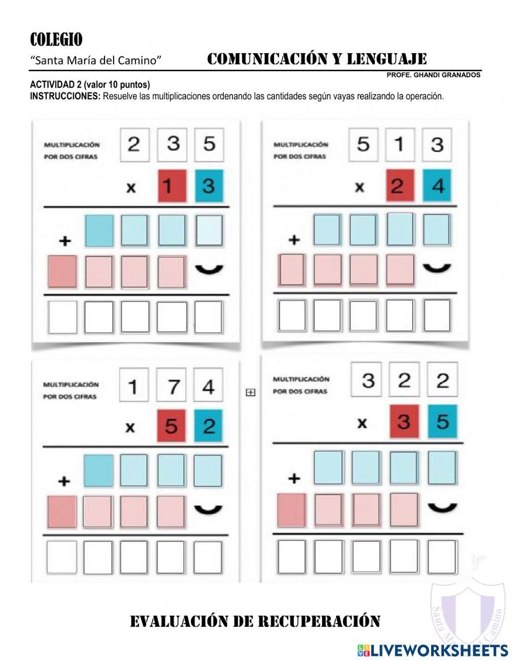 Evaluación de recuperación