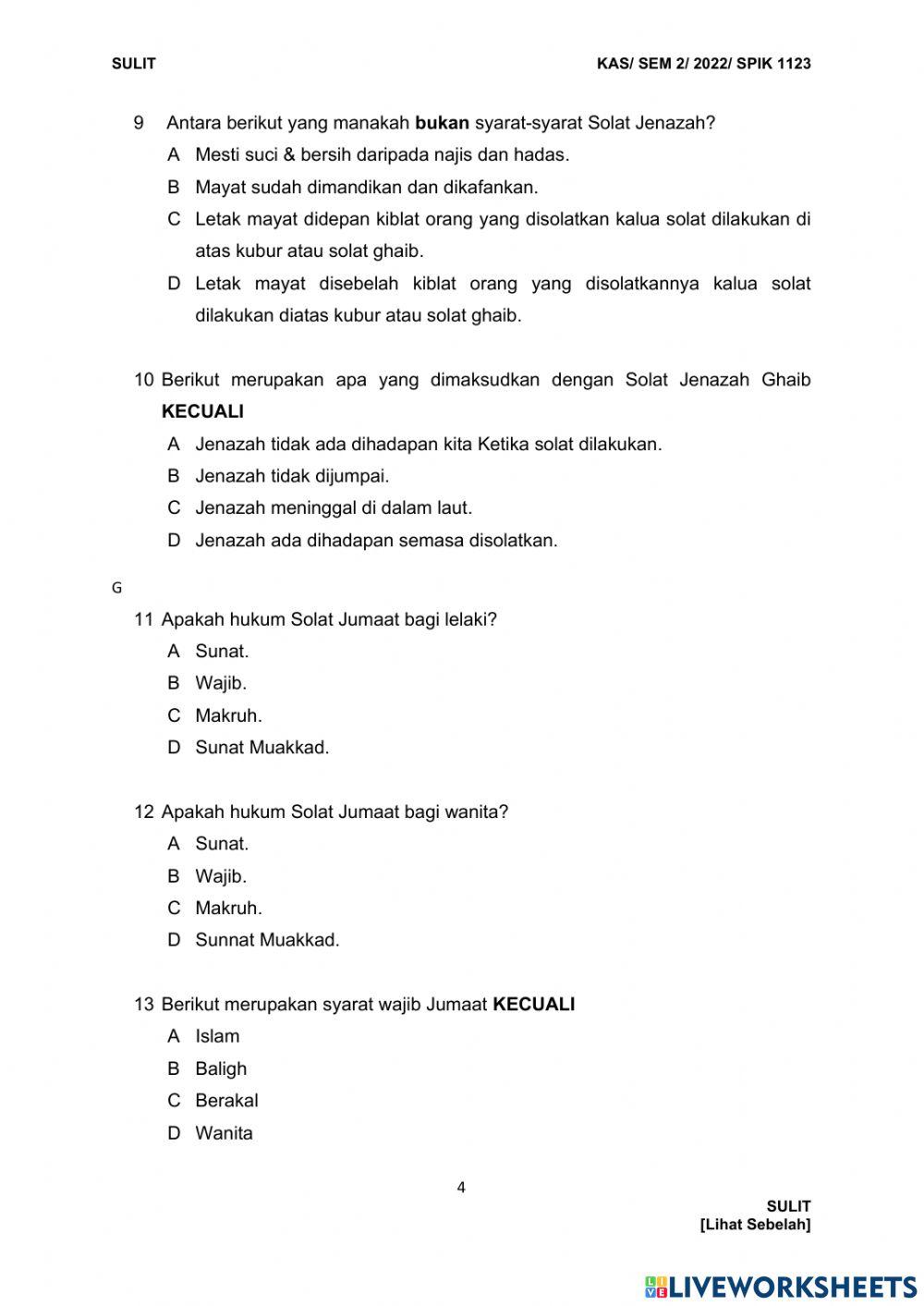 Feqah 2 bhg A midterm okt 2022 set 3