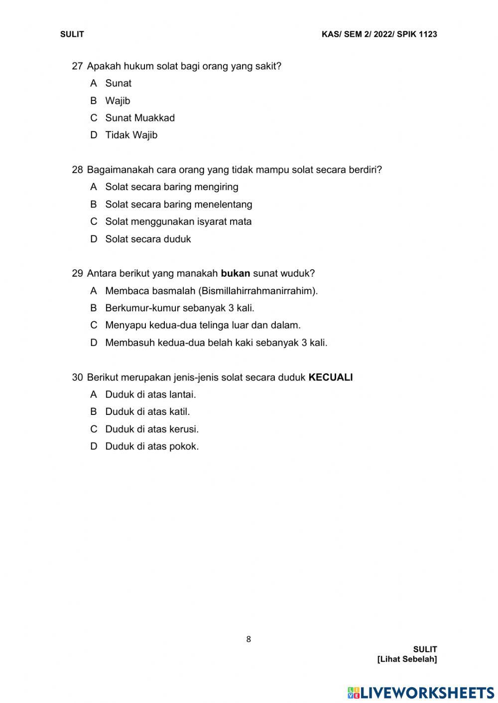 Feqah 2 bhg A midterm okt 2022 set 3