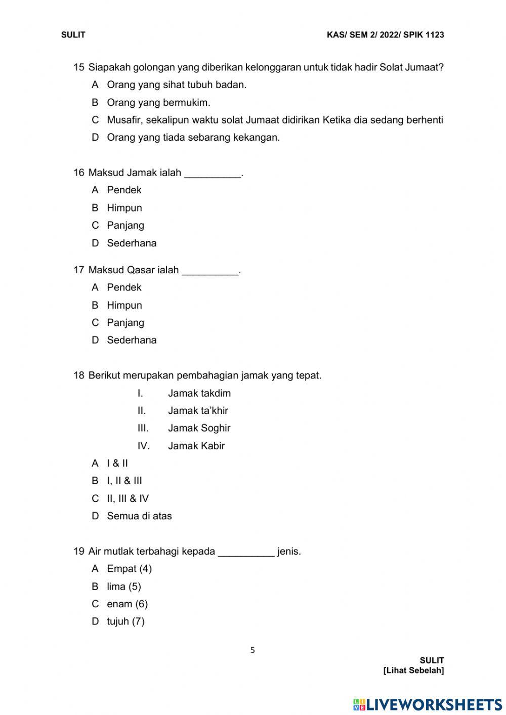 Feqah 2 bhg a midterm okt 2022 set 3