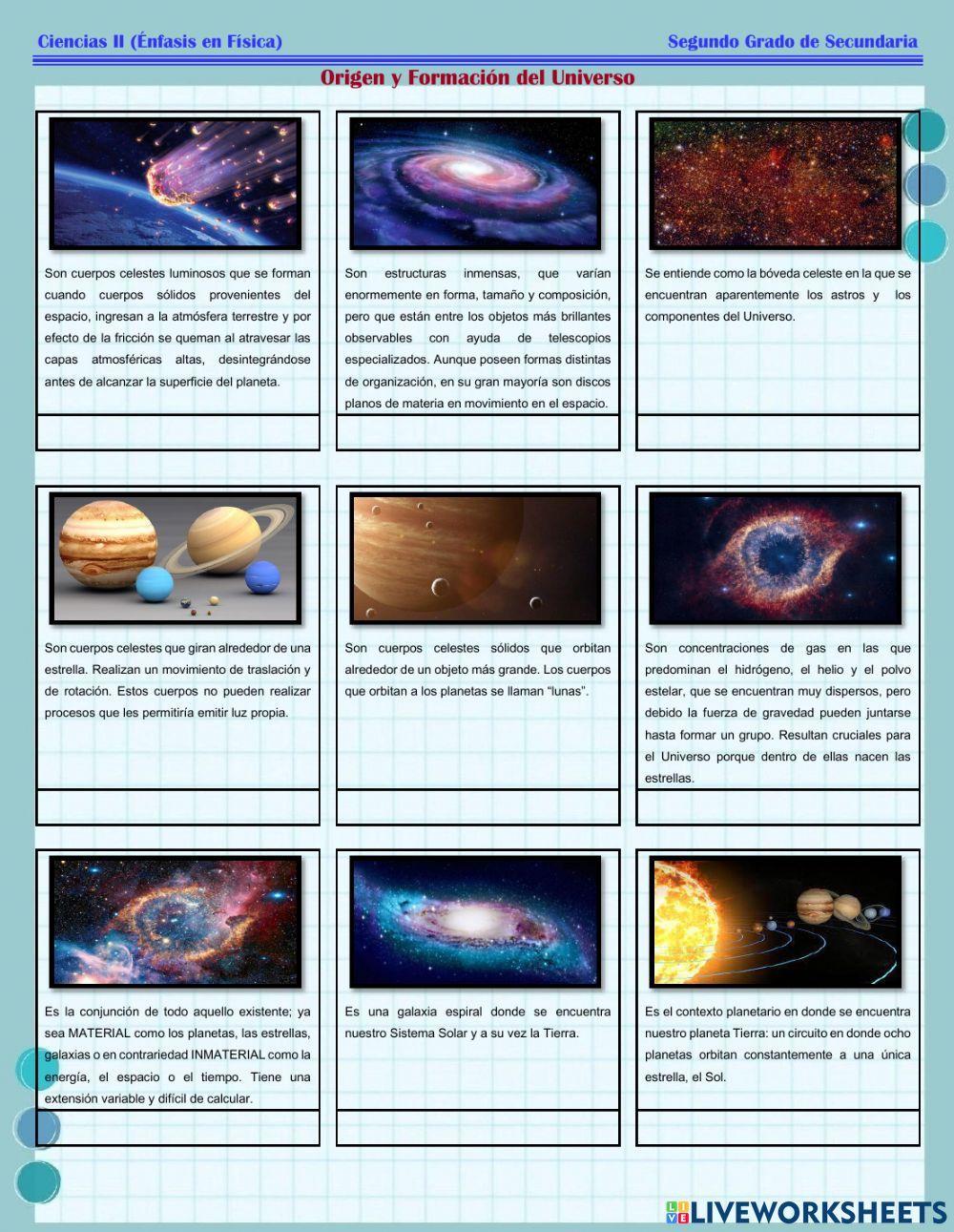ESG127 Ciencias 2 - Origen y formación del Universo