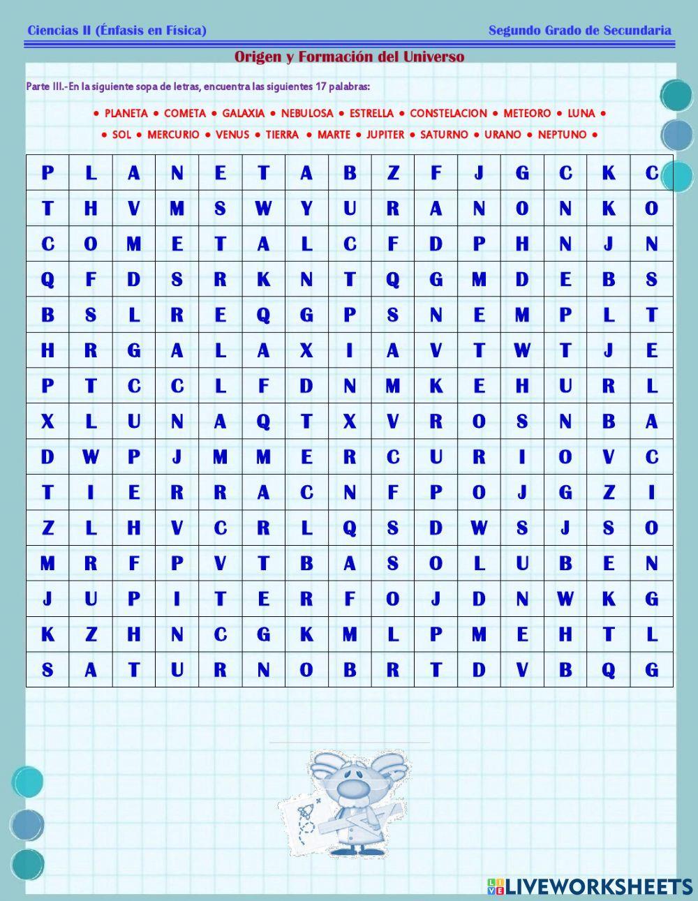 ESG127 Ciencias 2 - Origen y formación del Universo