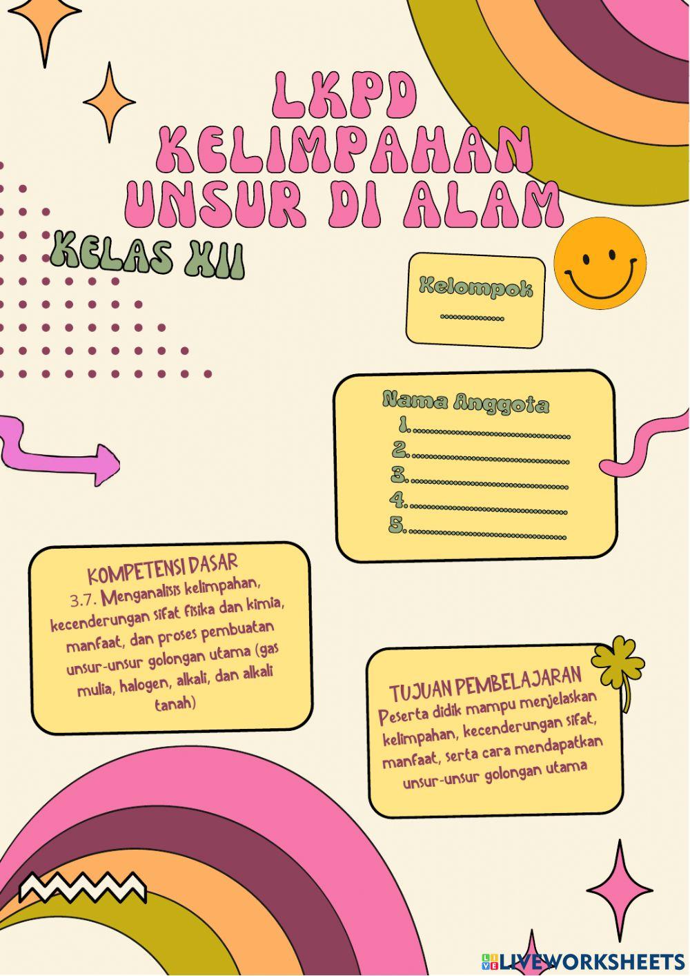 Lkpd kelimpahan unsur di alam