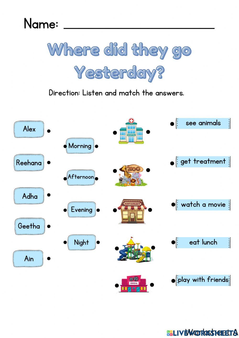 Where Were You Yesterday 1818 Crystaleath Live module-8-where-were-you-yesterday-was-and-were-worksheet-english