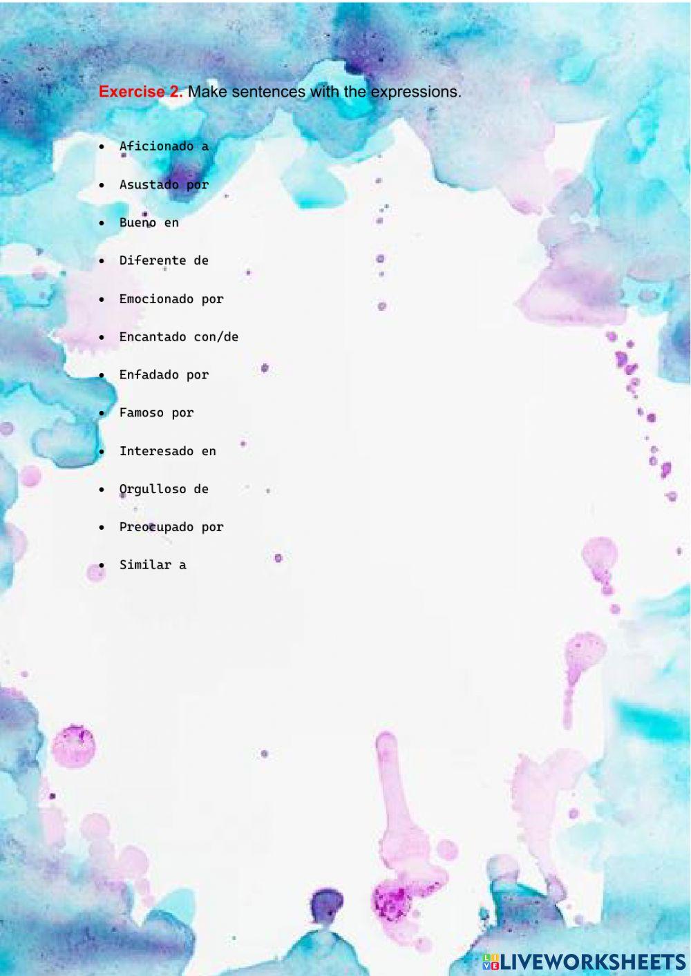 Adjetive + Preposition