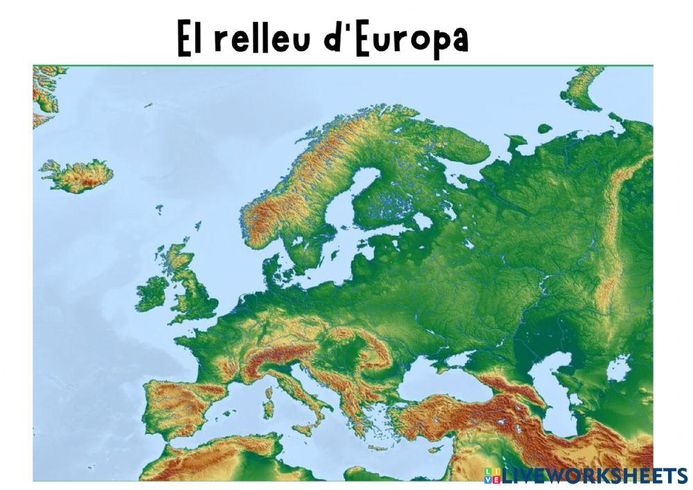 Relleu d'Europa