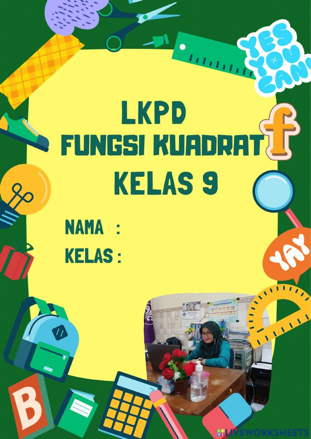 Lkpd fungsi kuadrat