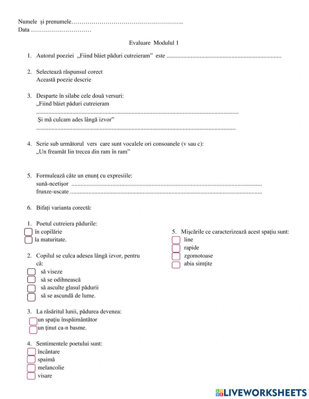 Test modul 1 adolscenta
