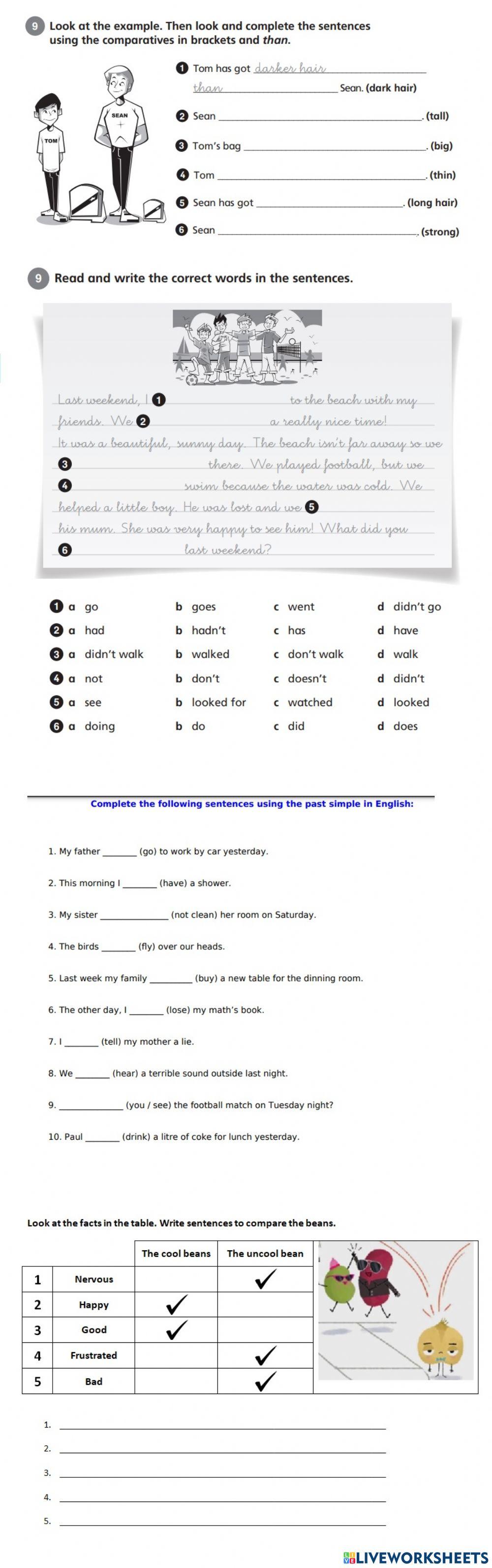 Grammar - English 6ºEP