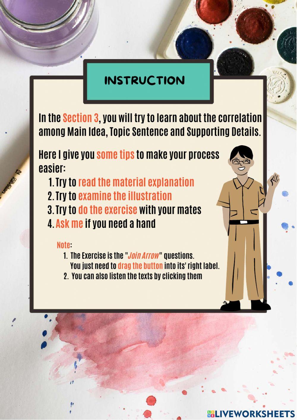 Analytical Exposition - Main Idea, Topic Sentence and Supporting Details