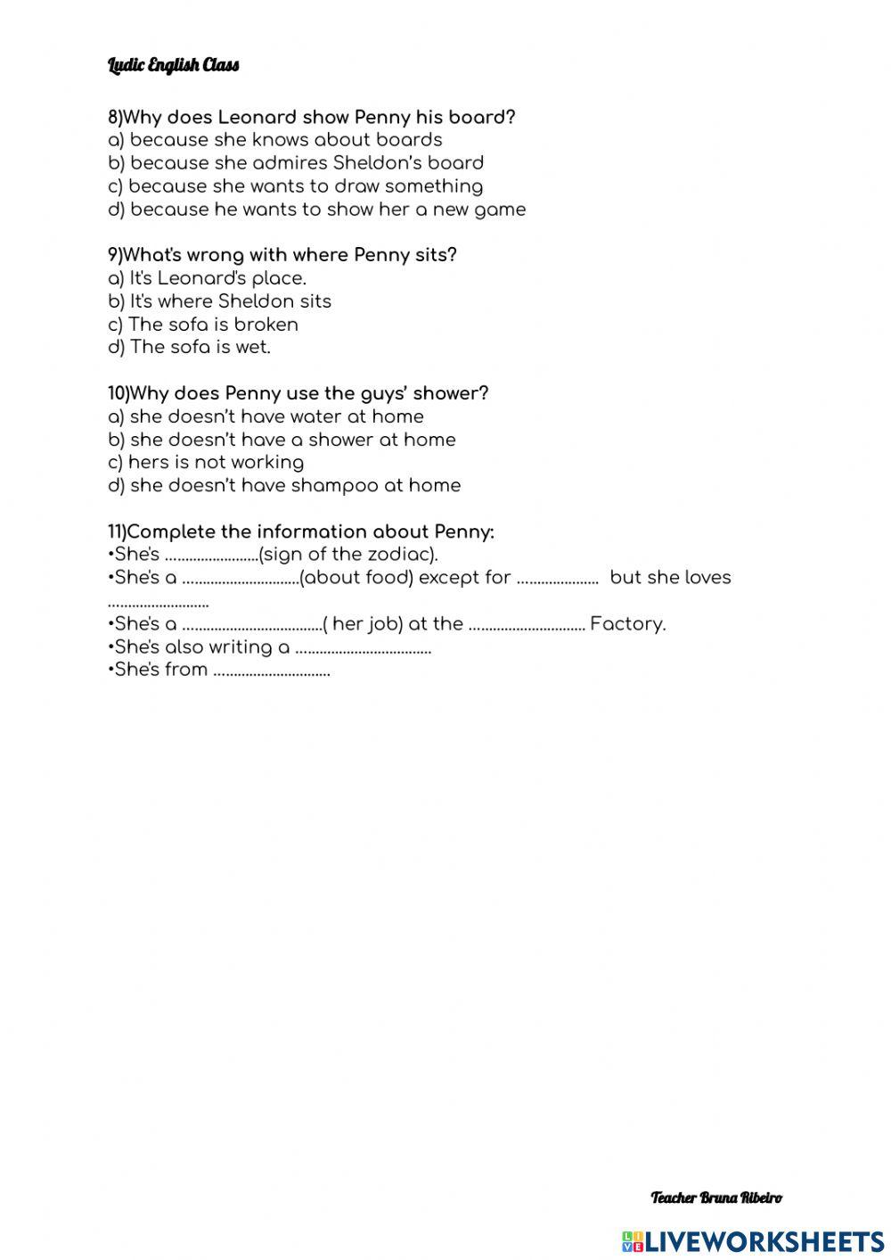 The  big bang theory - s1, ep1