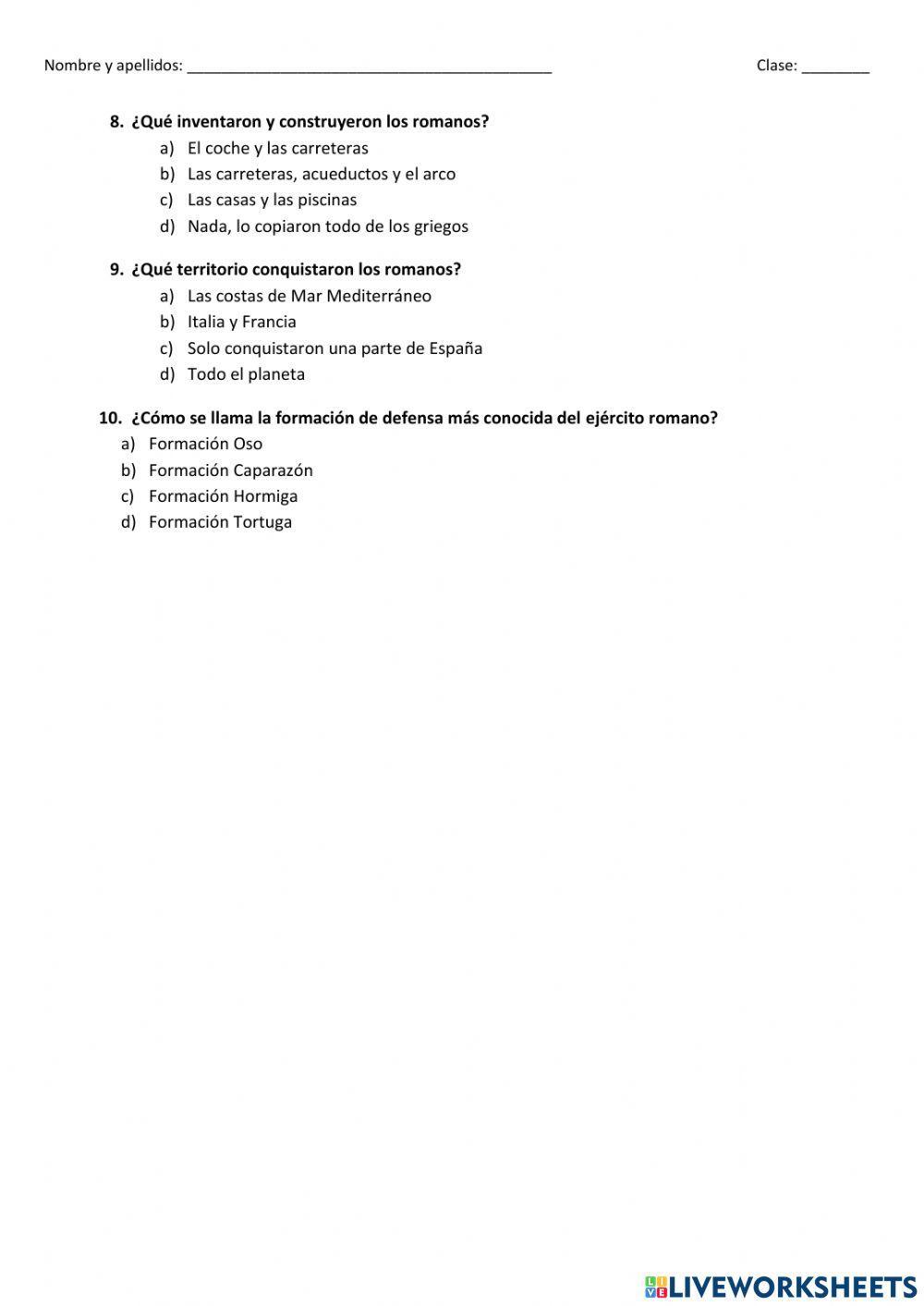 La civilización romana