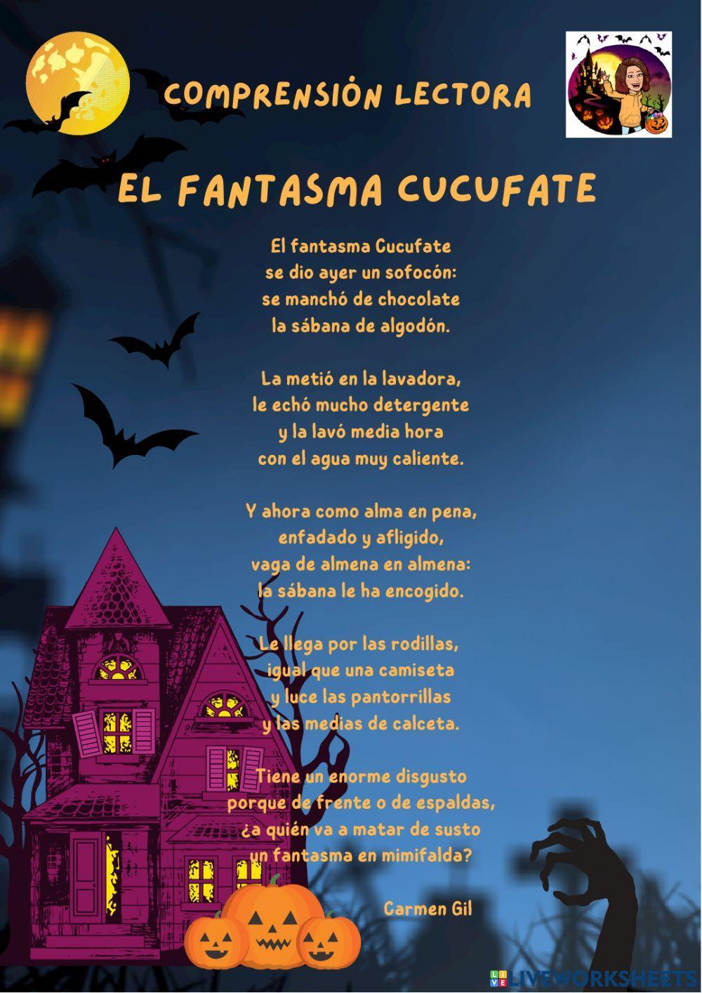 Comprensión lectora Halloween