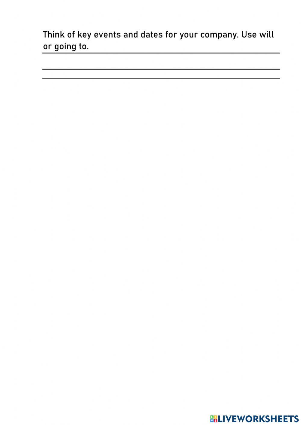 Referring to the future