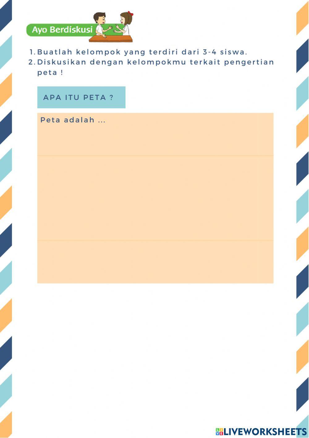 LKPD Kelas IV (Peta dan Komponennya)