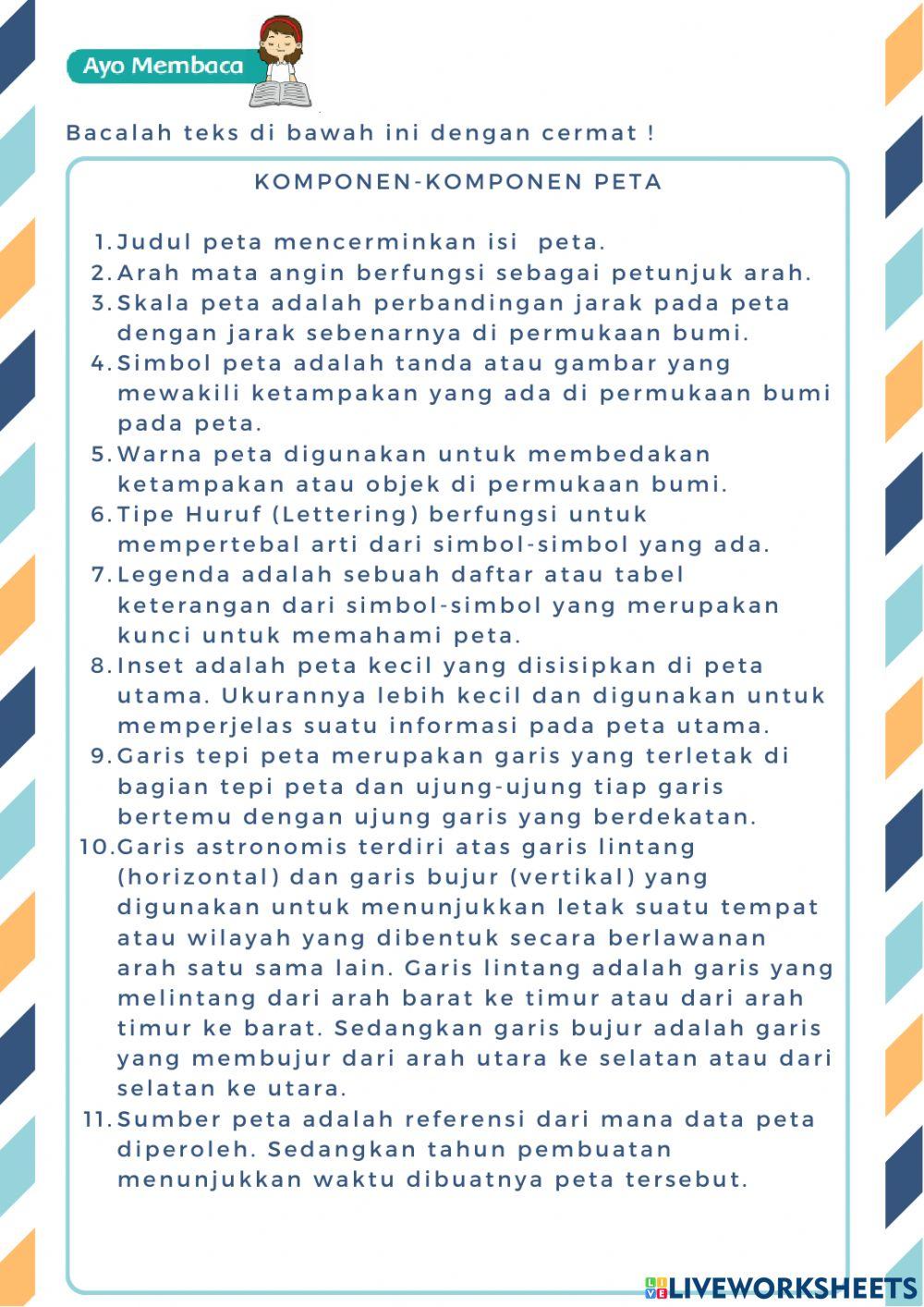 LKPD Kelas IV (Peta dan Komponennya)