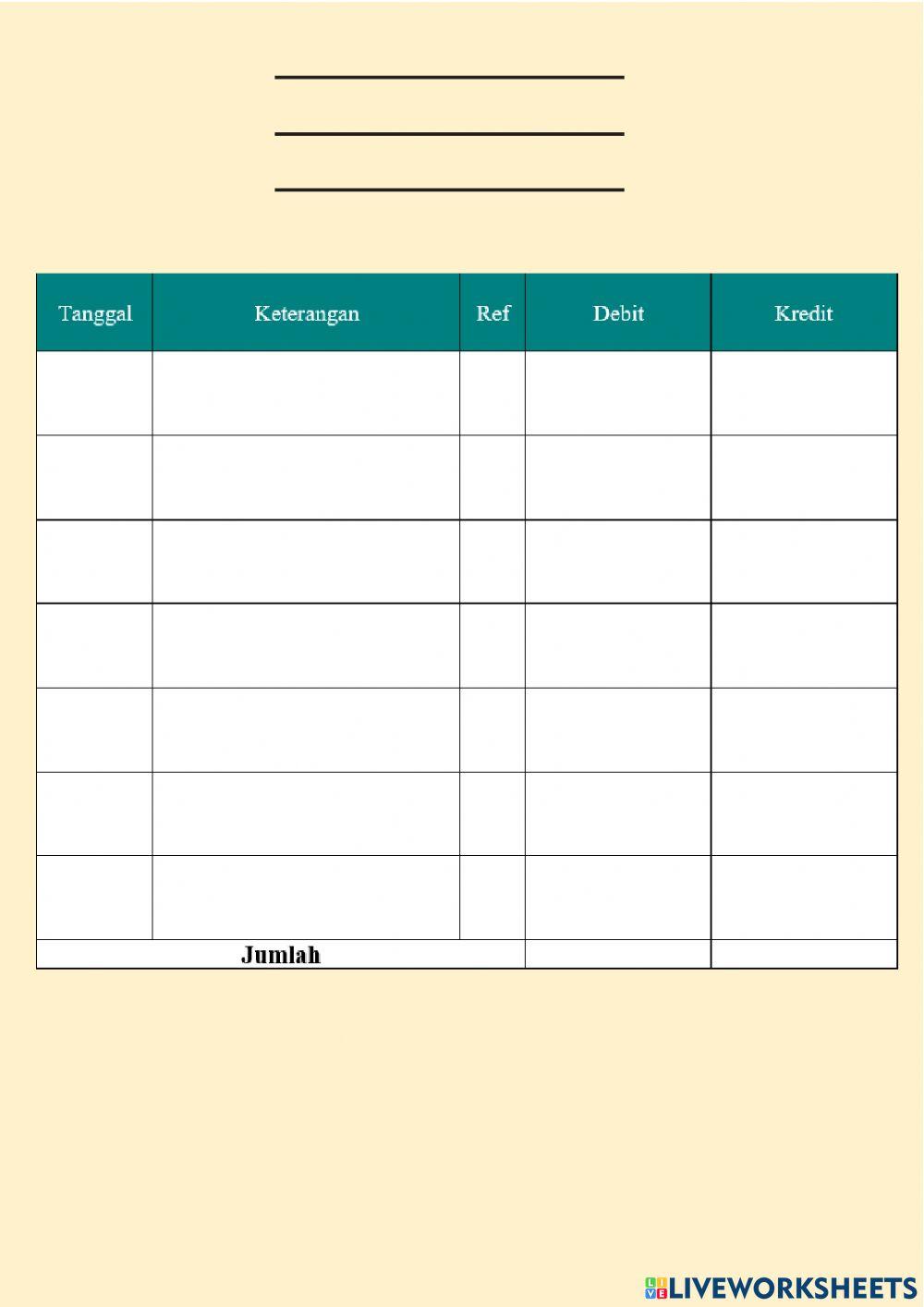 Ulangan harian jurnal penyesuaian