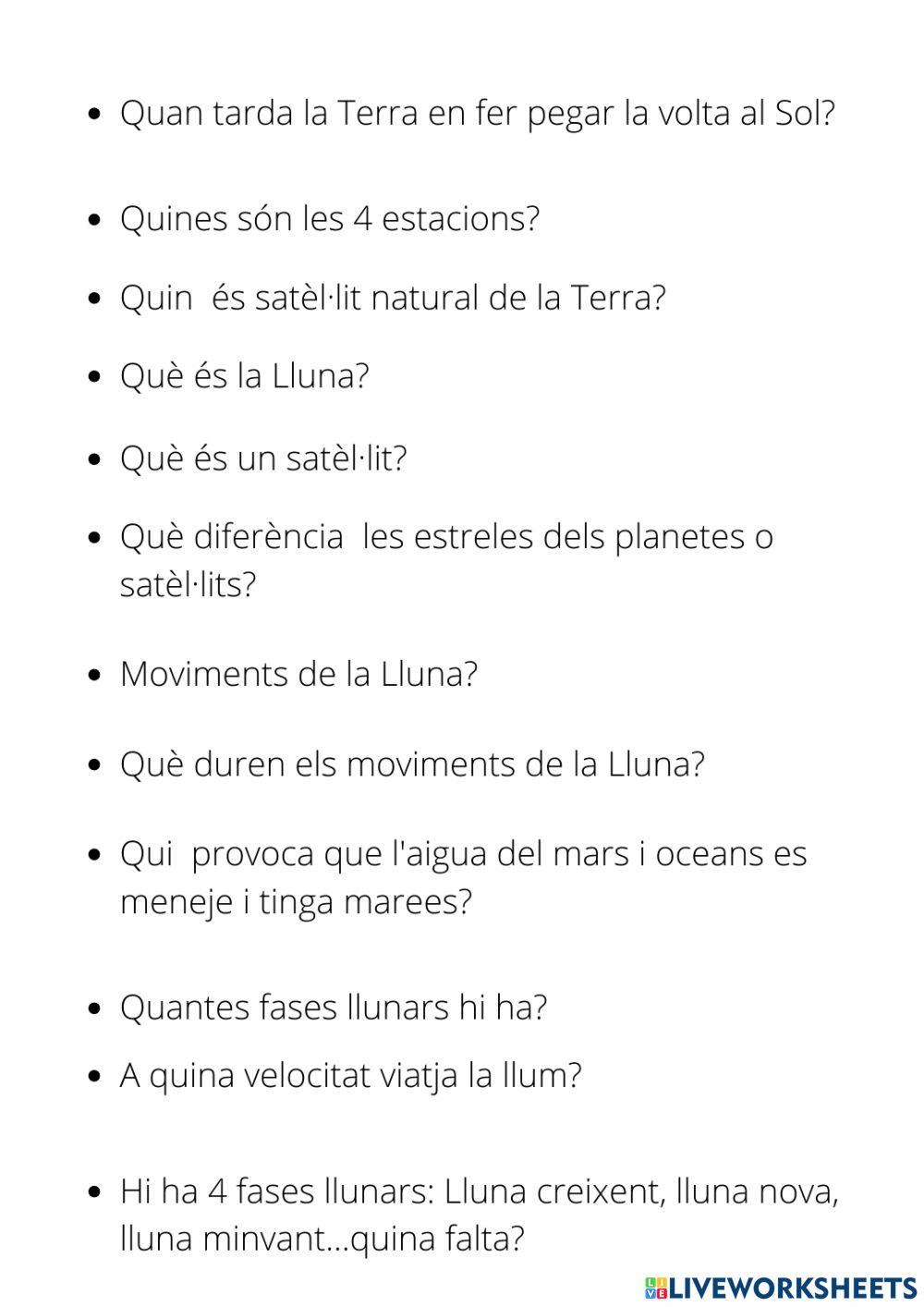 Sistema solar part 2