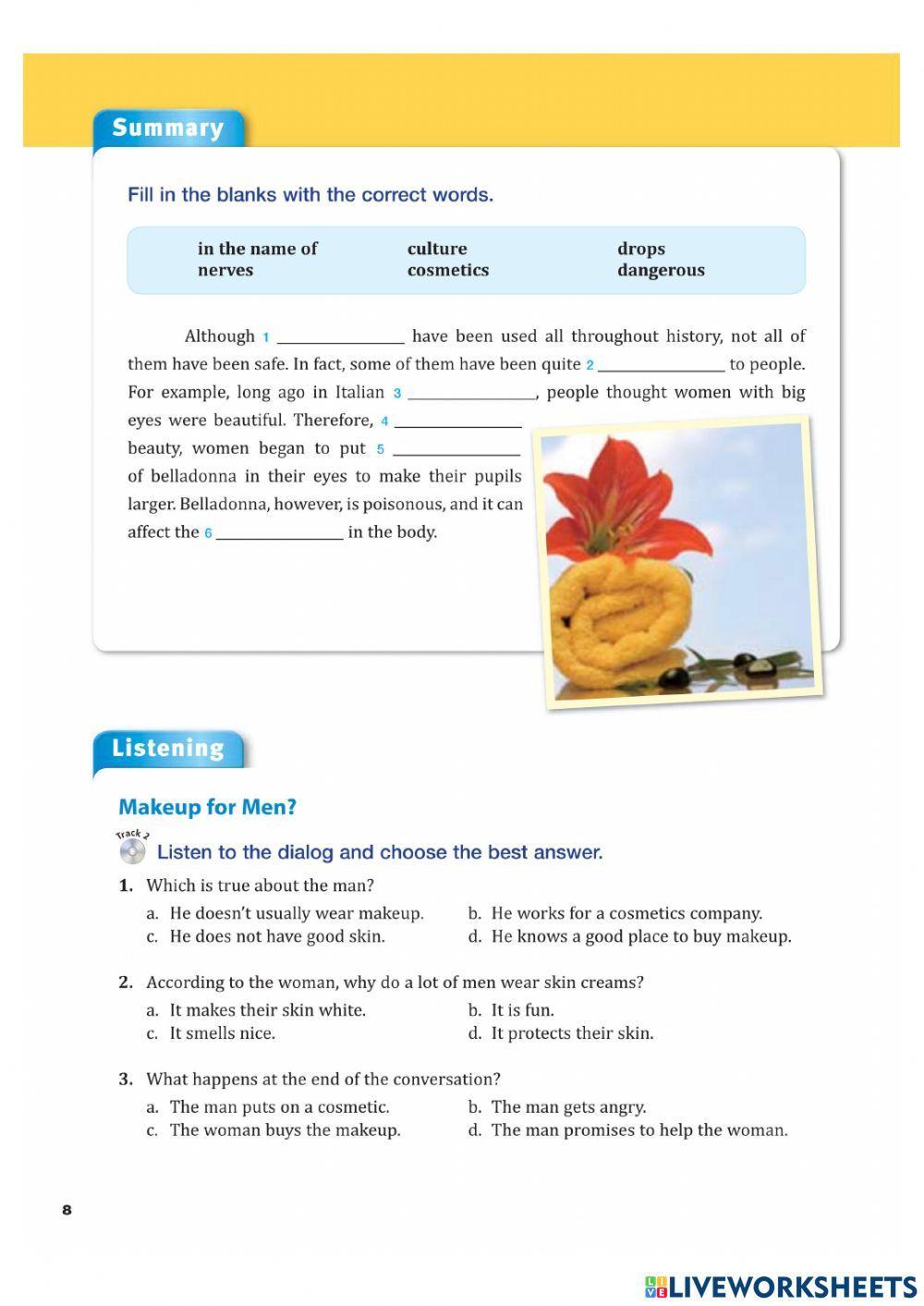 In the name of beauty 2 - B1 - READING CHALLENGE 2