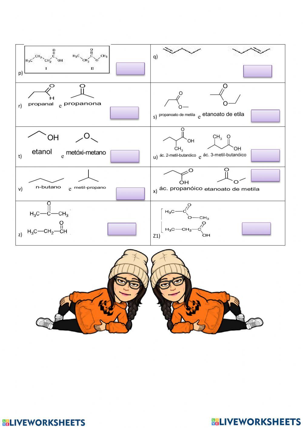 Isomeria plana ou constitucional