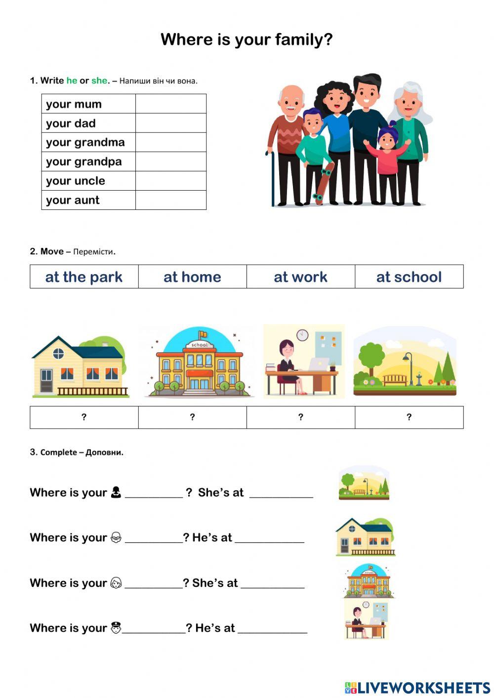 Where is your family?