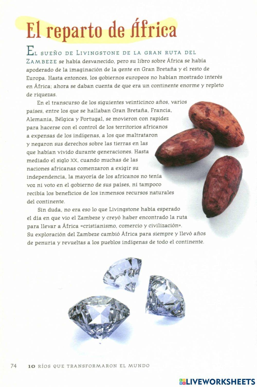 El reparto de África