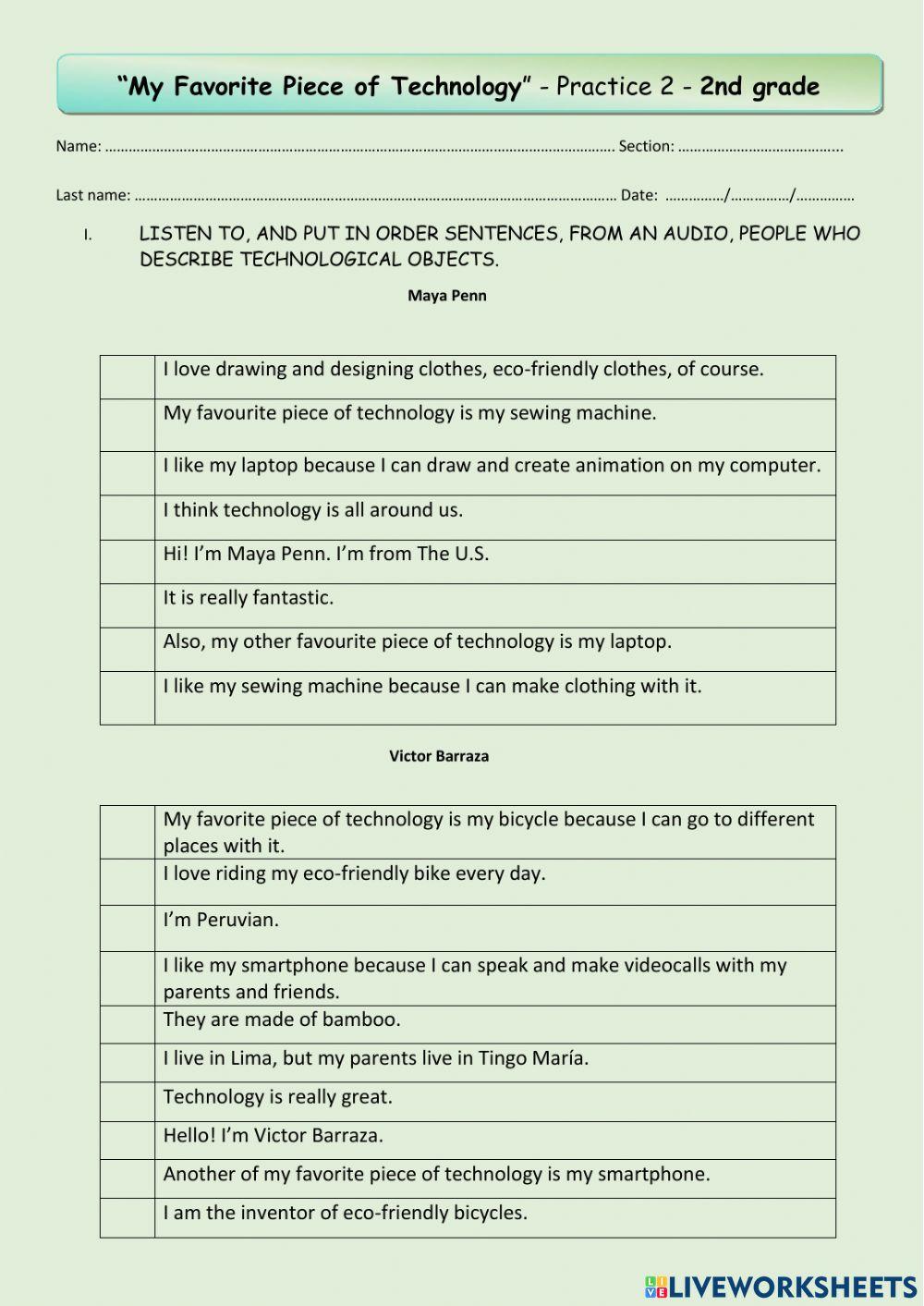 My Favorite Piece of Technology