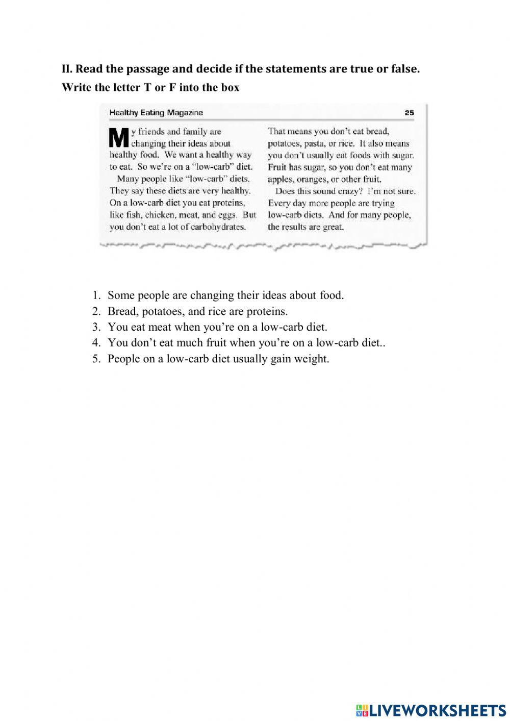 English1.1 - unit 10