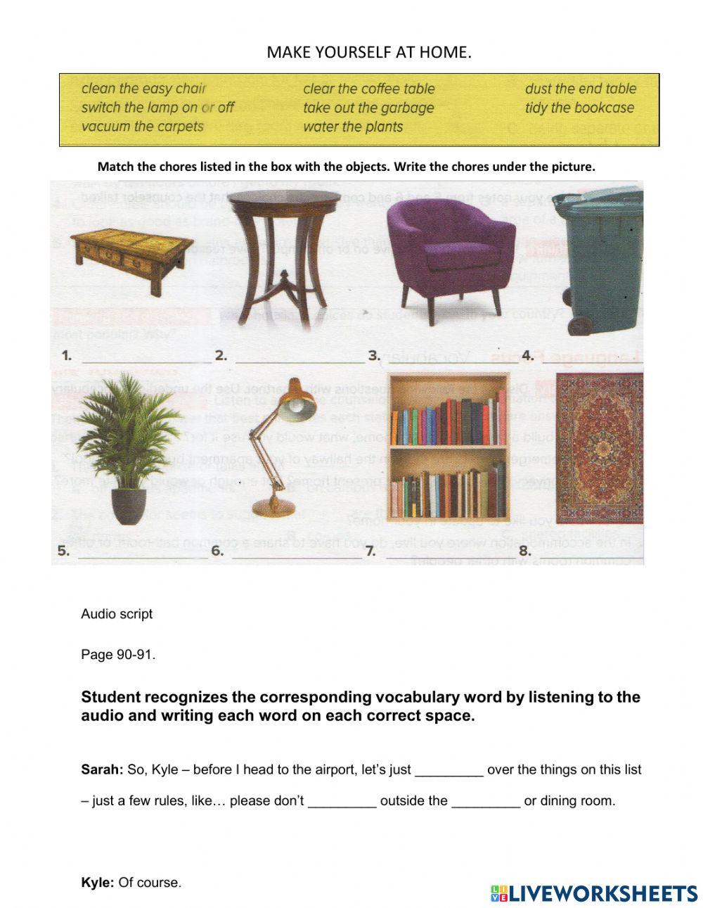 Make yourself at home