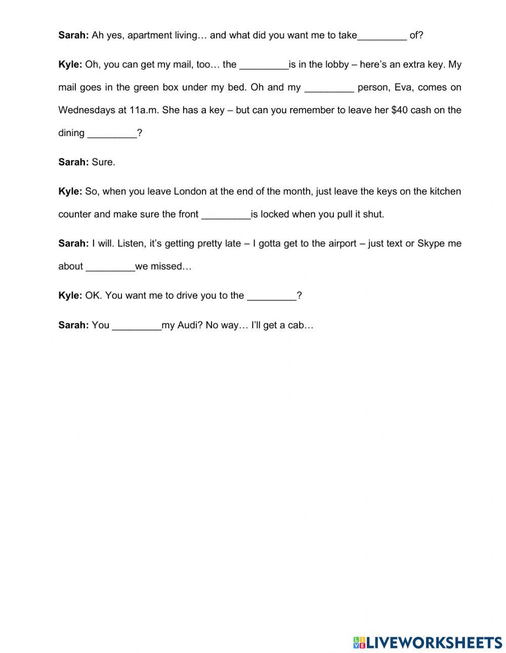 Make yourself at home