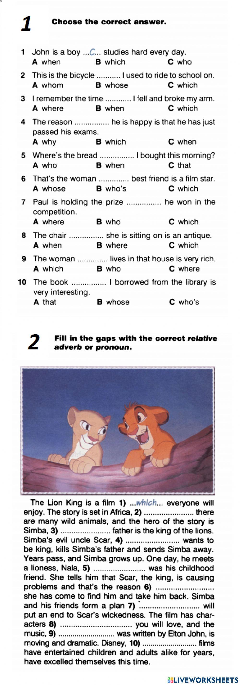 Relative Clauses