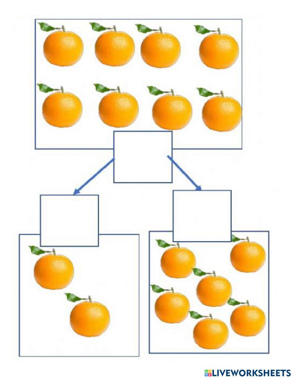 Tách gộp trong phạm vi 7, 8