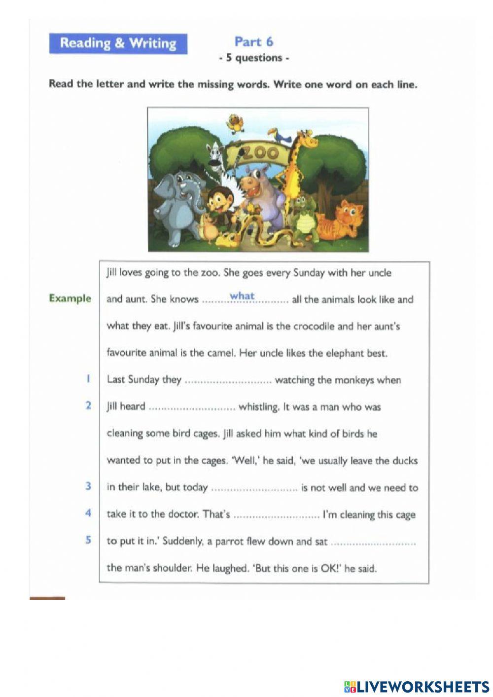 Flyers partt 6 use of english