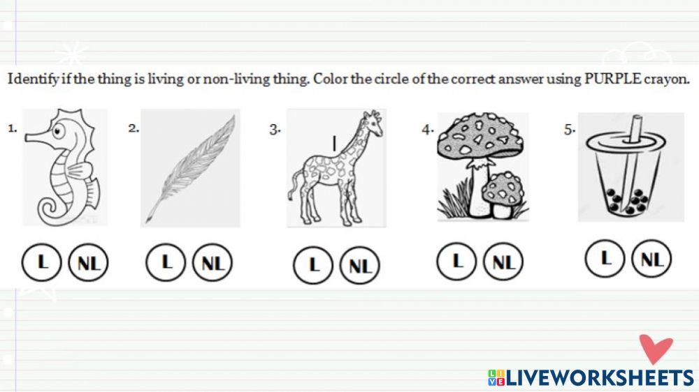 living-and-non-living-things-online-worksheet-for-kinder-2-live