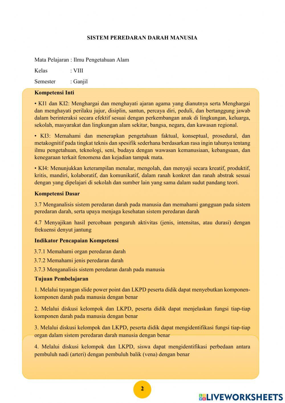 Sistem Peredaran Darah