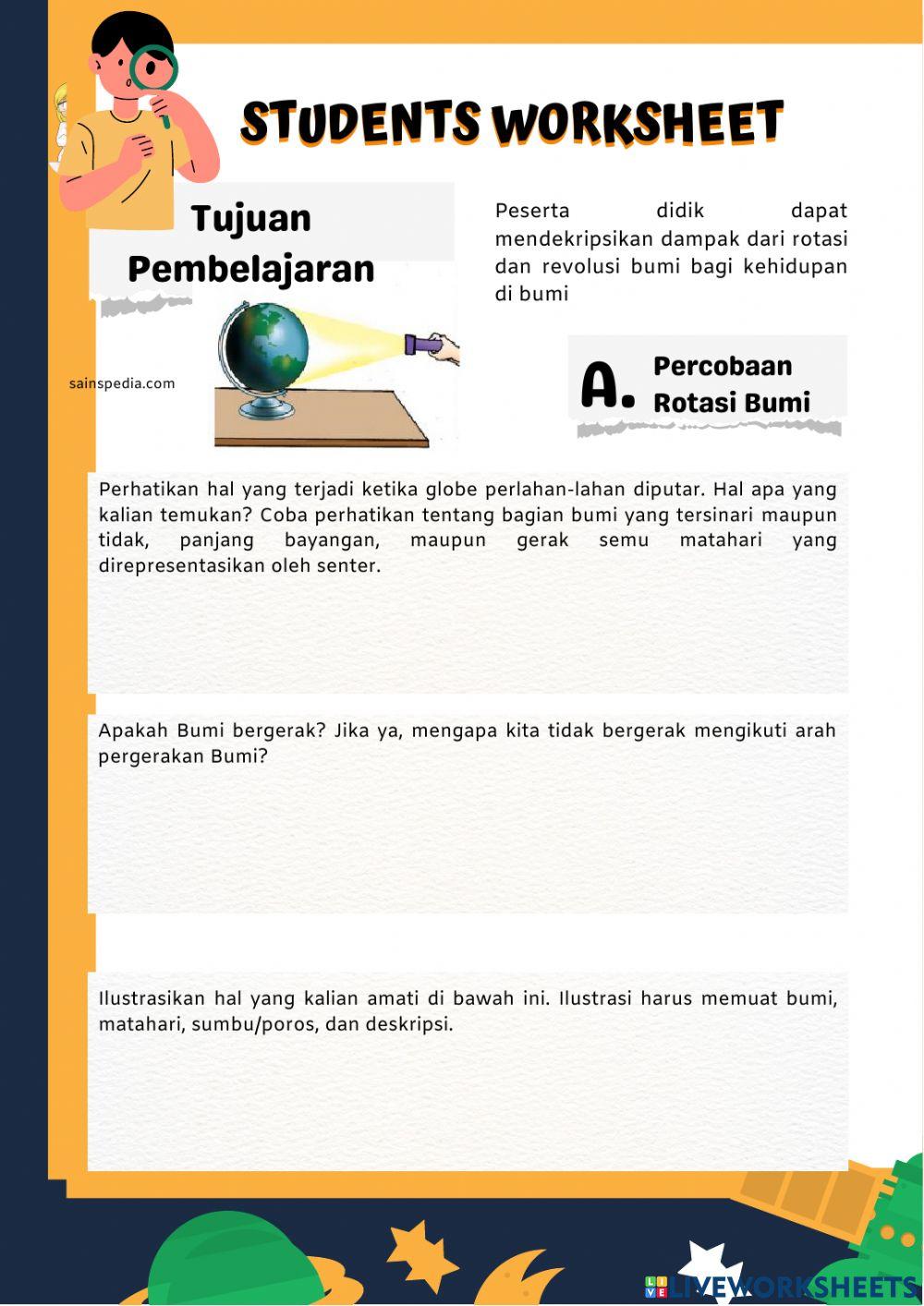 Rotasi dan Revolusi Bumi