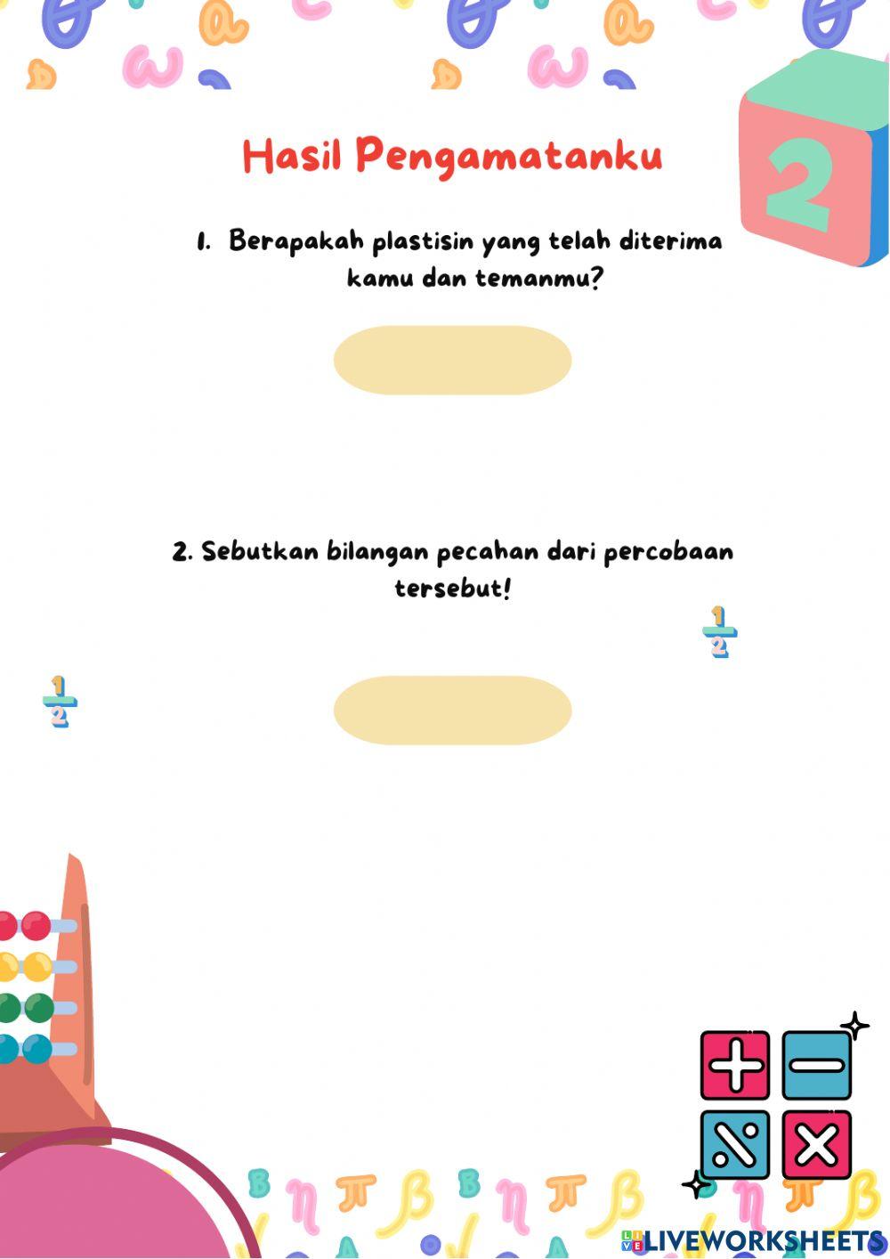 E-LKPD Bilangan Pecahan (Sifat-sifat)