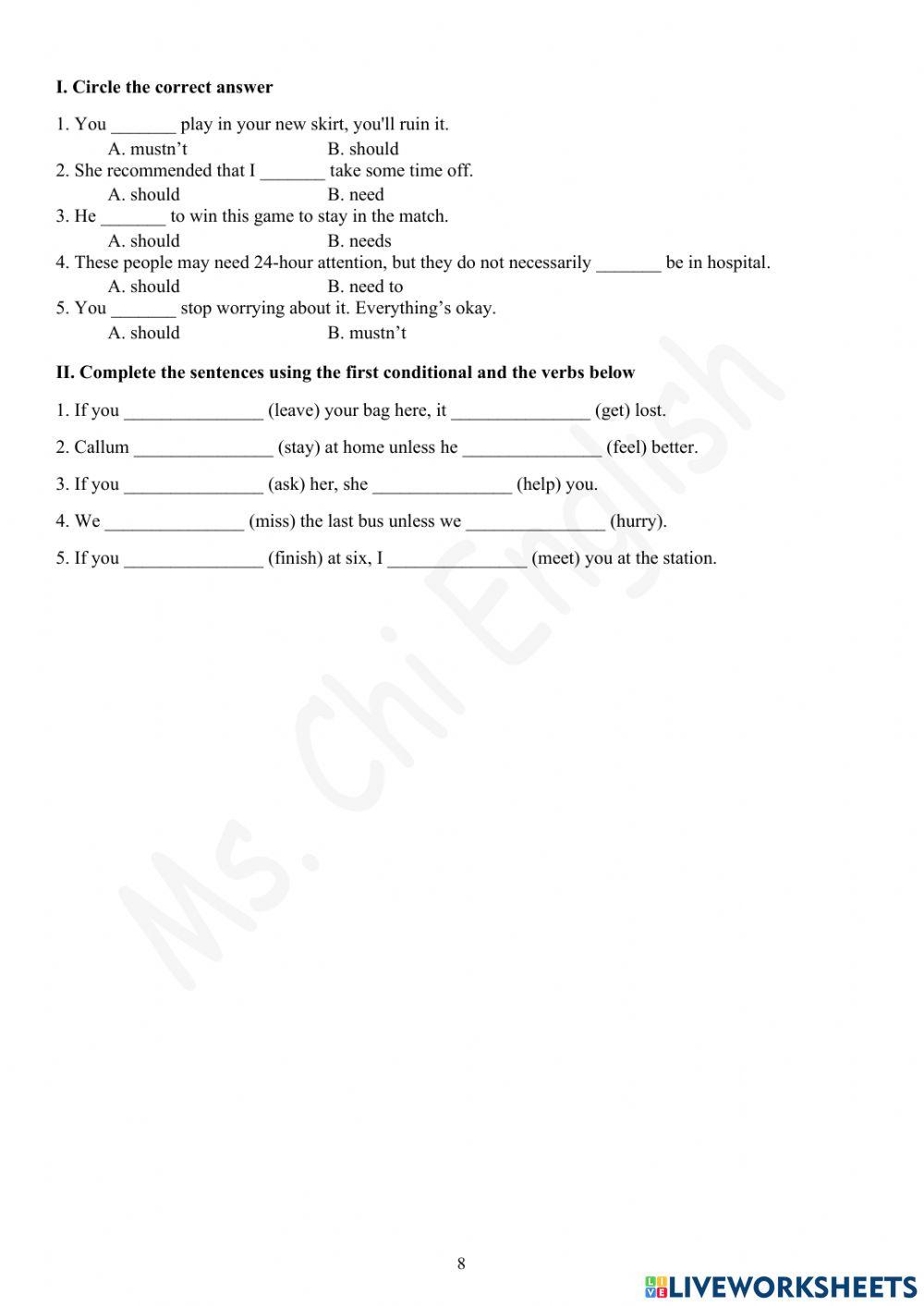 Viet Teacher-S6-WEEK 8-U3-GRAMMAR 1