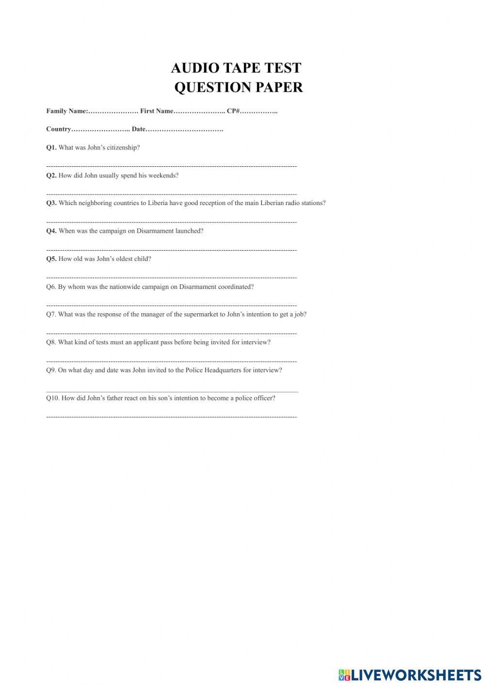 UNMIL RADIO Audio test -1