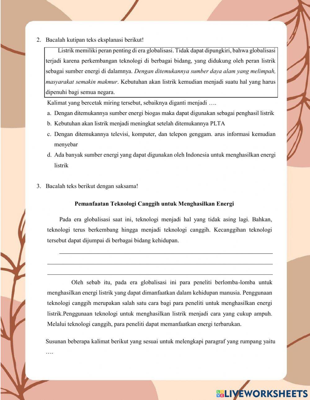 Evaluasi tema 4 SB 3 PB 3