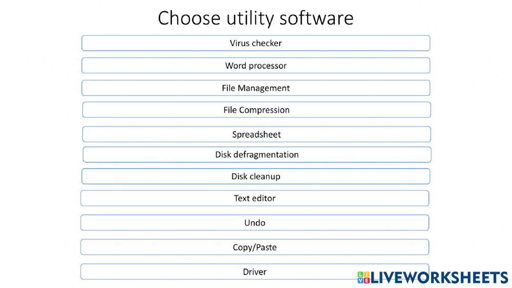 Utility software