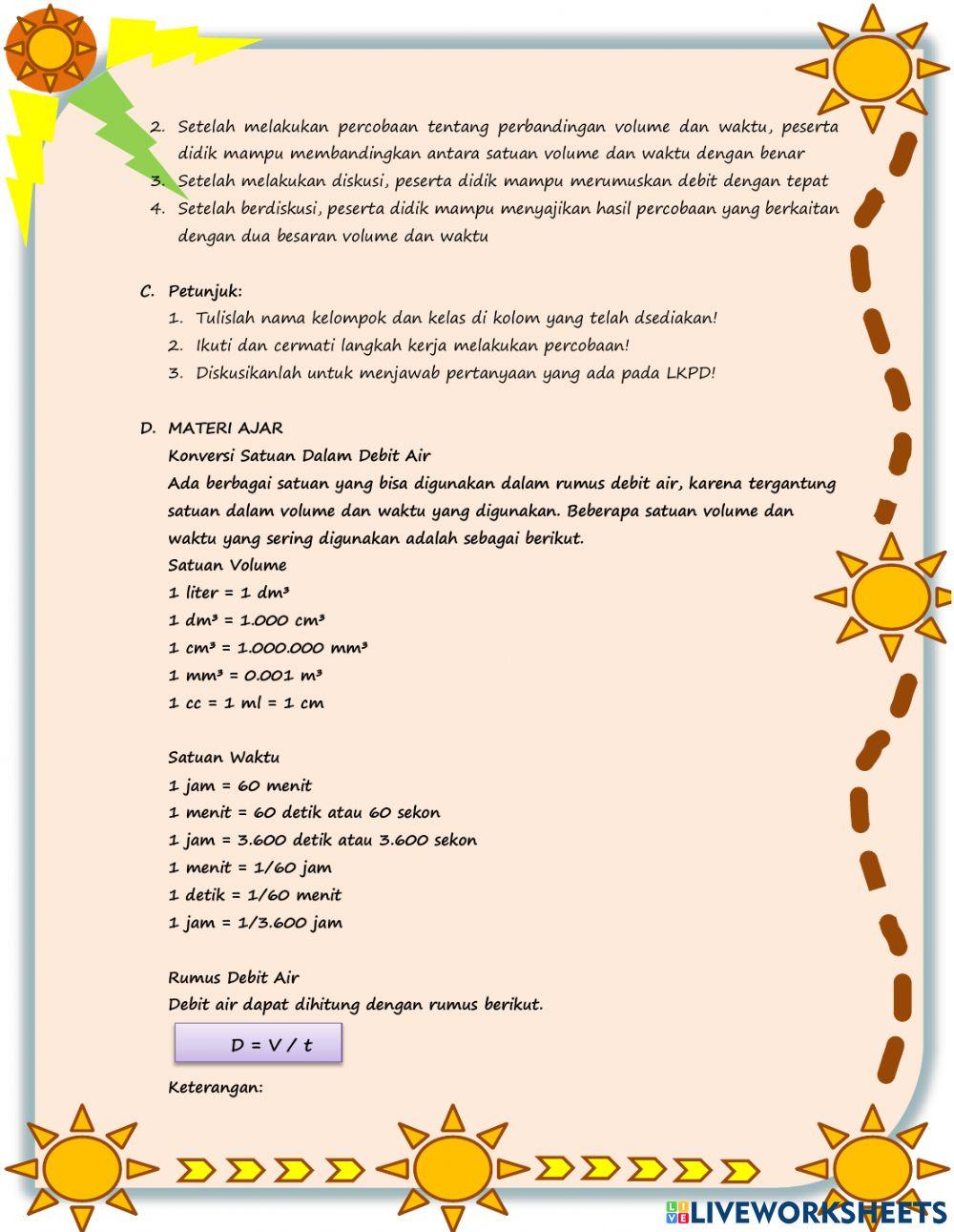Lkpd mtk perbandnganvolume dan waktu